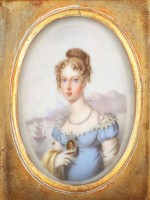 02 Portretul Mariei-Leopoldina De Austria (sora Mariei Louise Bonaparte),Scoala Central Europeana